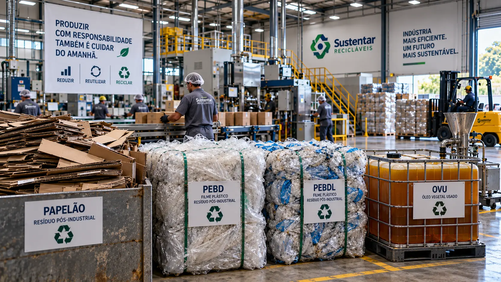 Sua empresa gera recicláveis? Avaliamos oportunidades de compra dentro do nosso portfólio, considerando as características e condições da operação.